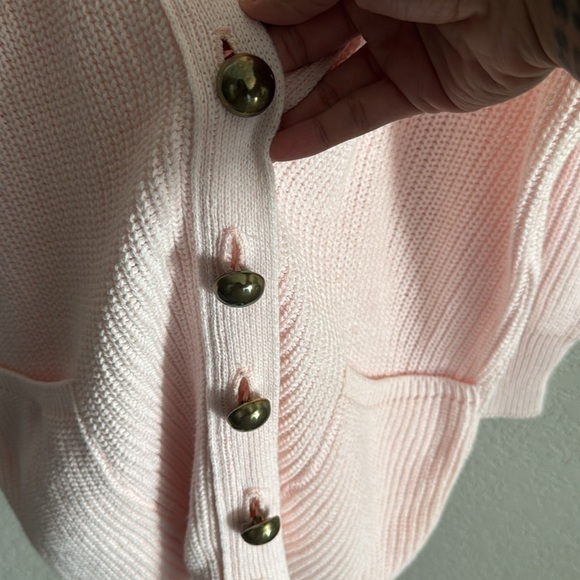 Pierre Cardin pink knit sweater size medium - Picture 6 of 13